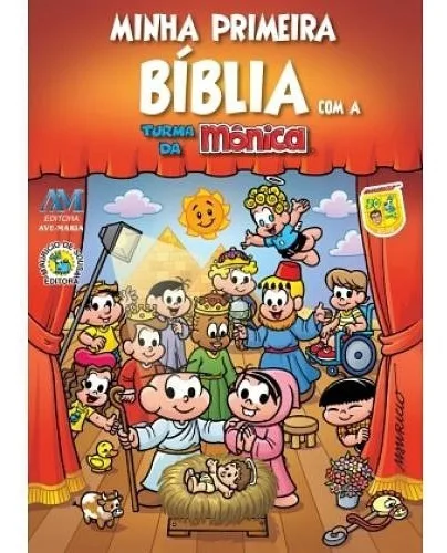 Minha Primeira Bíblia Com A Turma Da Mônica bolso