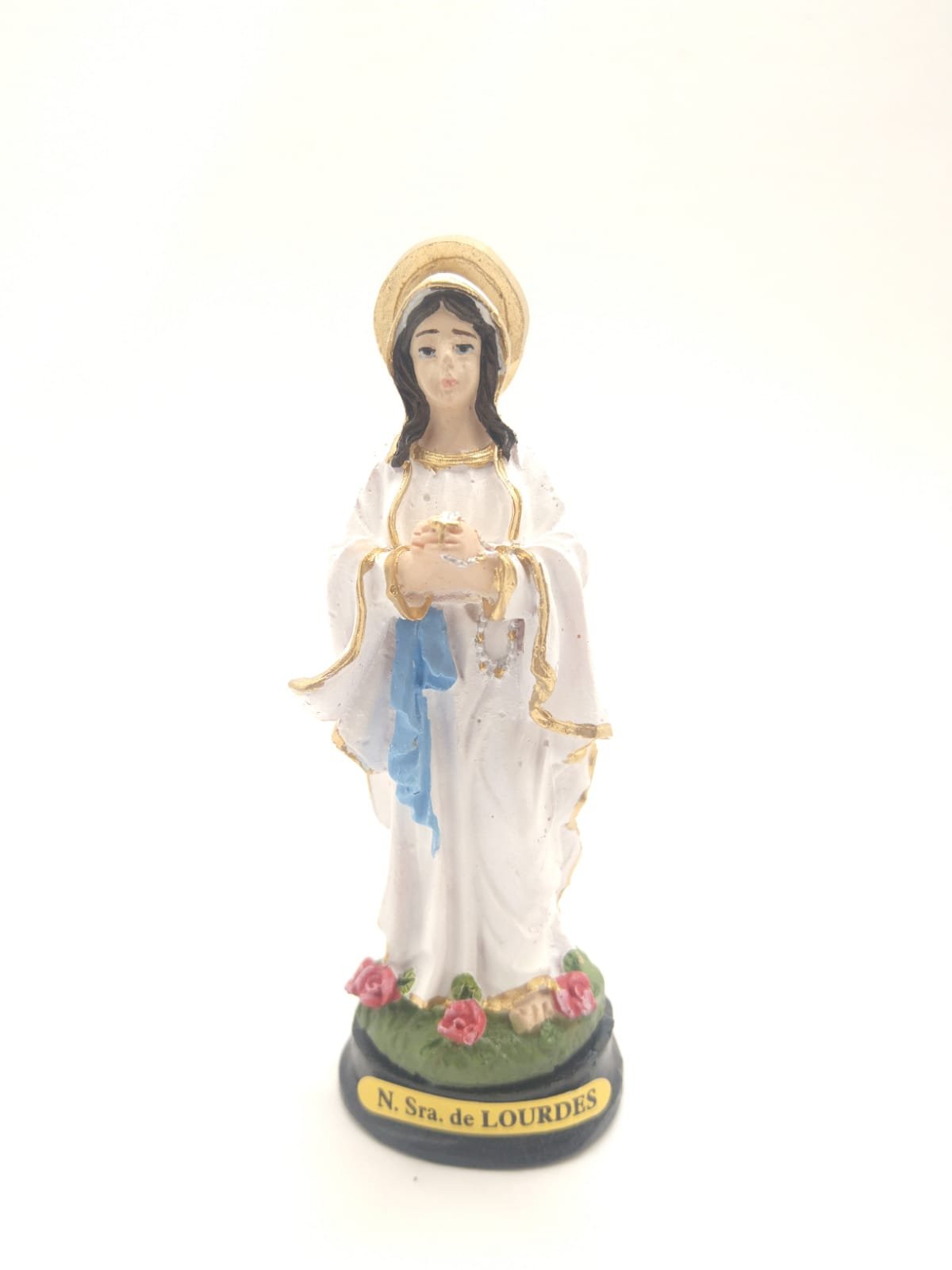 Nossa Senhora De Lourdes resina 12cm