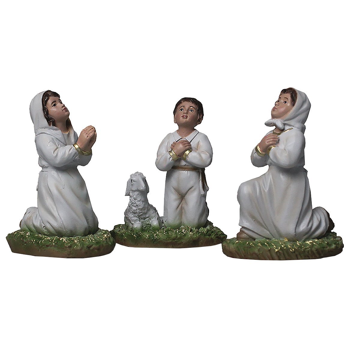 Conjunto Pastores de Resina Nacional - 12 cm