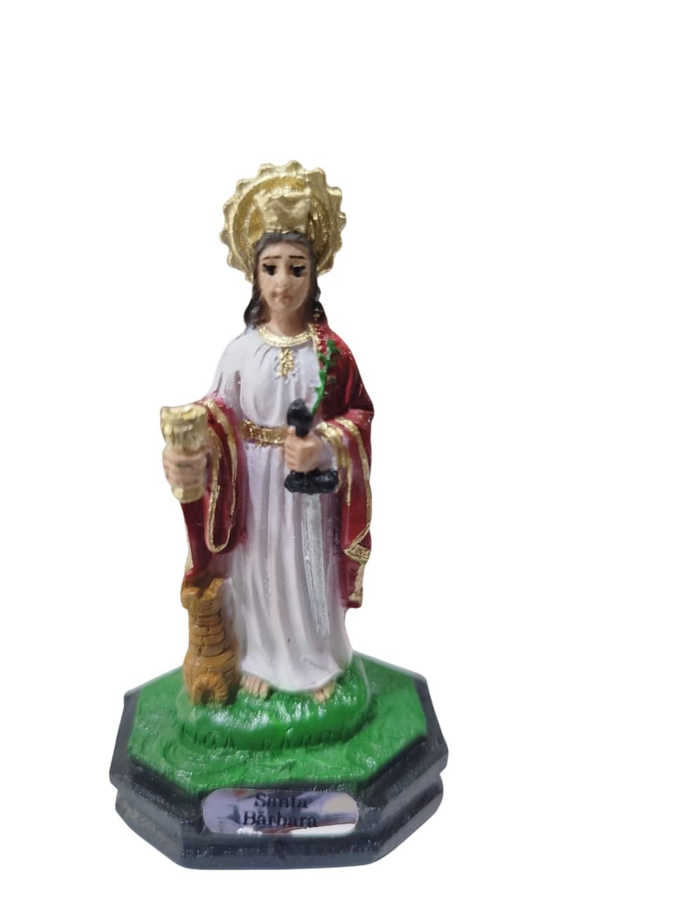 Santa Bárbara de Resina Nacional - 7cm