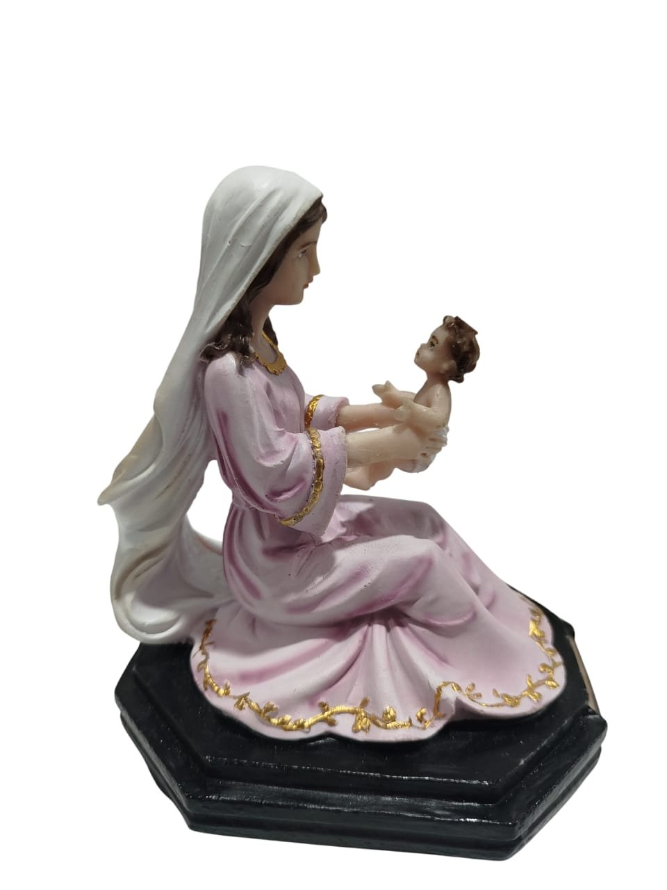 Nossa Senhora da Anunciação de Resina Nacional - 15cm - Imagem 3