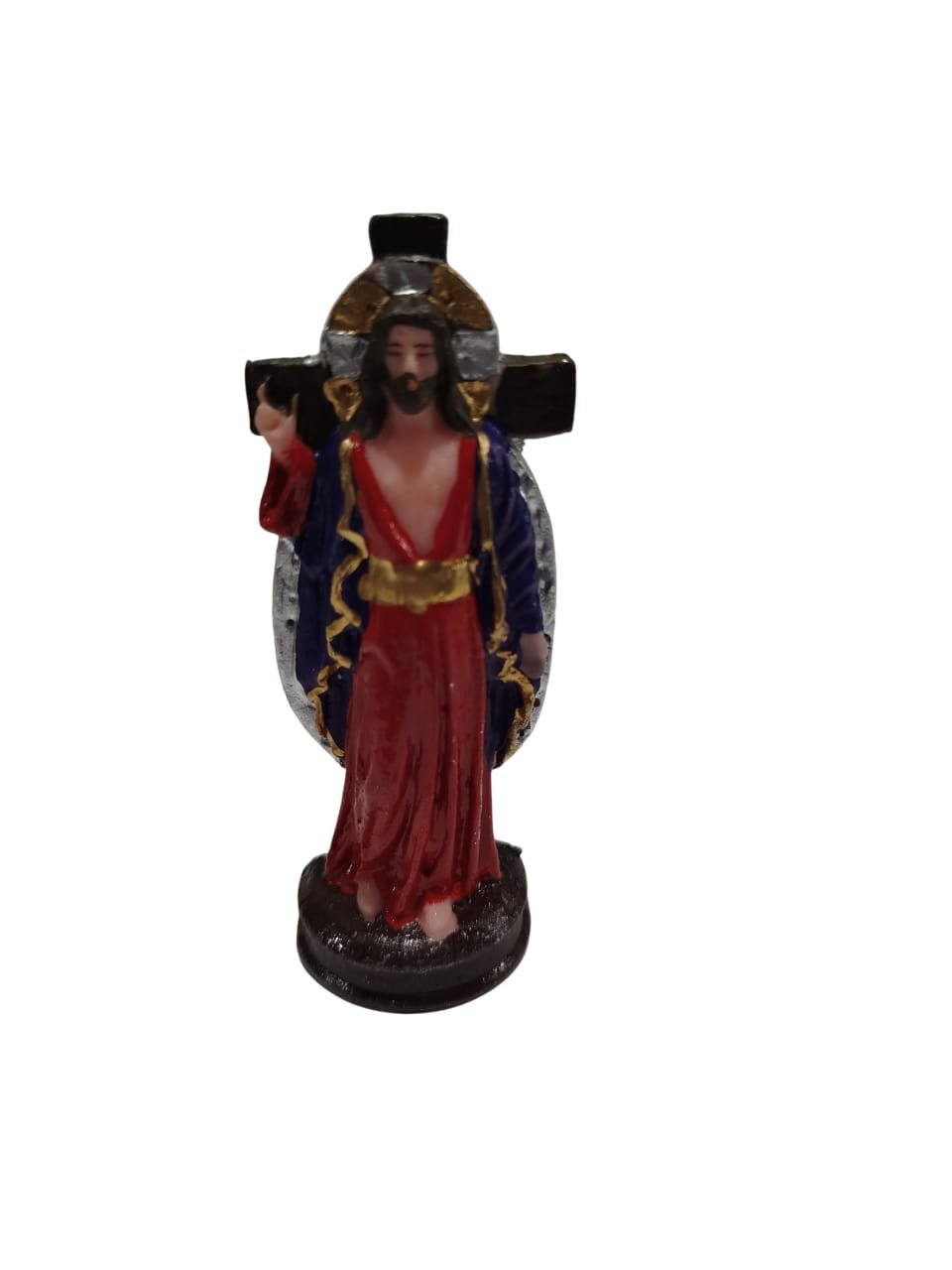 Santa Chagas de Jesus resina nacional 9cm