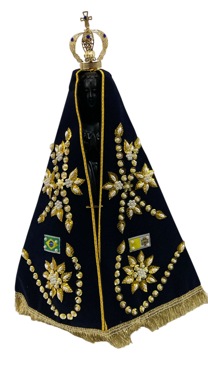 Nossa Senhora Aparecida Fac Imagem Gesso 40cm