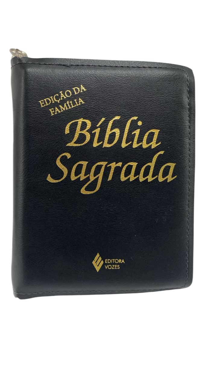 Bíblia Sagrada Ed Família bolso zíper Frei Ludovico Garmus
