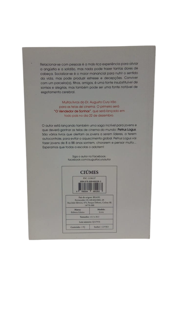 Ciúmes o Medo da Perda Acelera a Perda Augusto Cury - Imagem 2