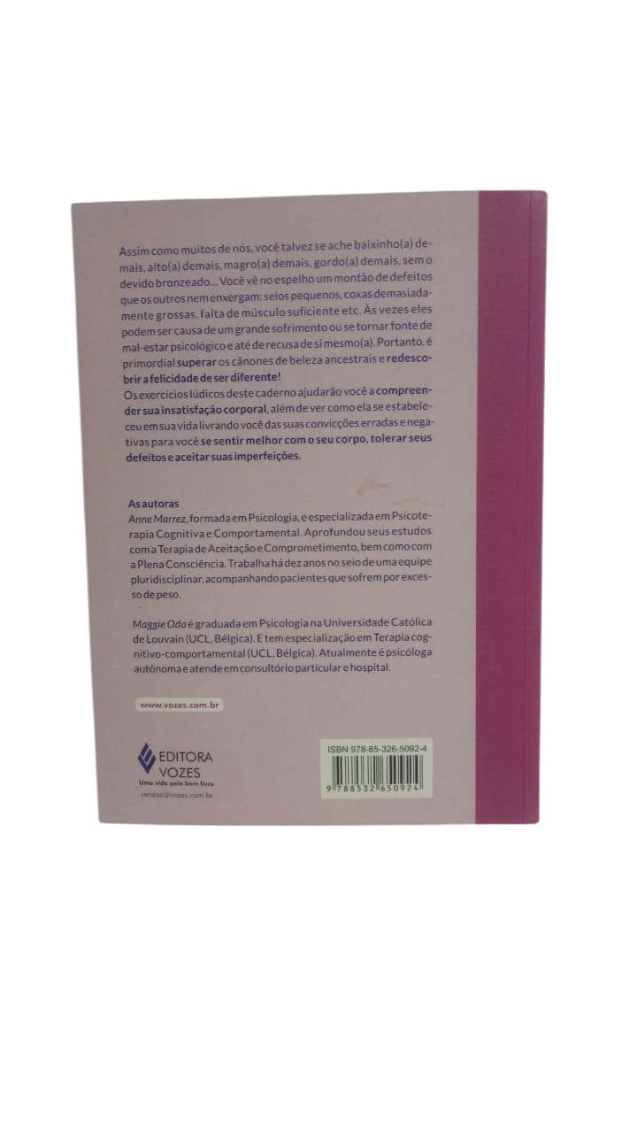 Caderno de Exercícios para Aceitar Seu Próprio Corpo Anne Marrez - Imagem 2