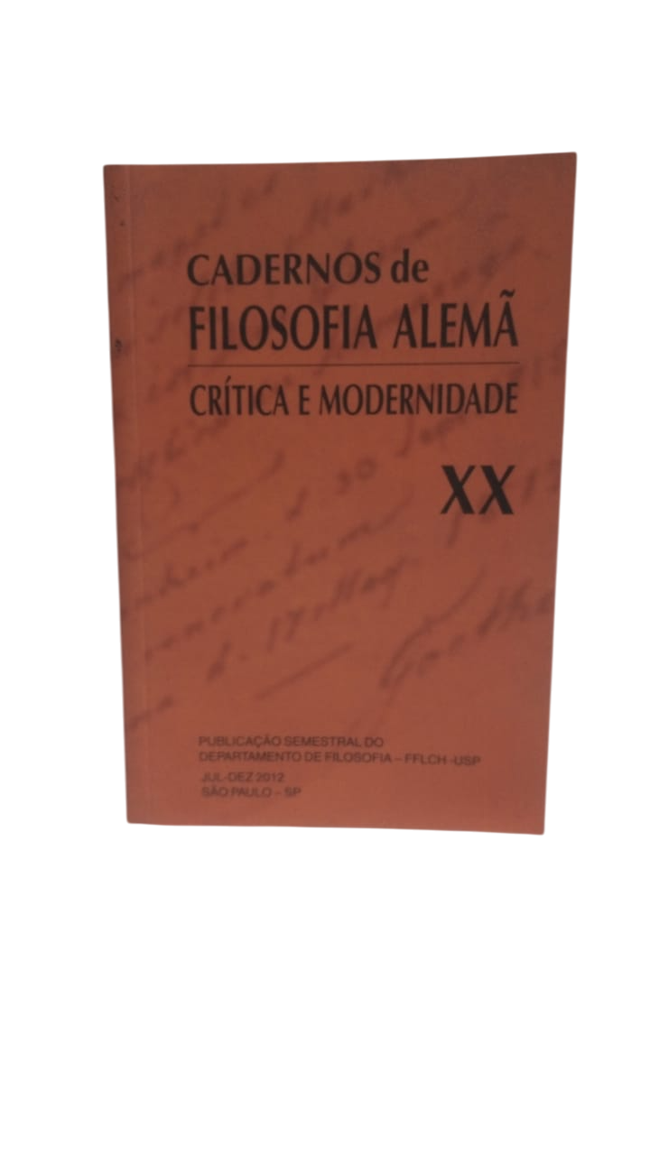 Cadernos de Filosofia Alemã S/a