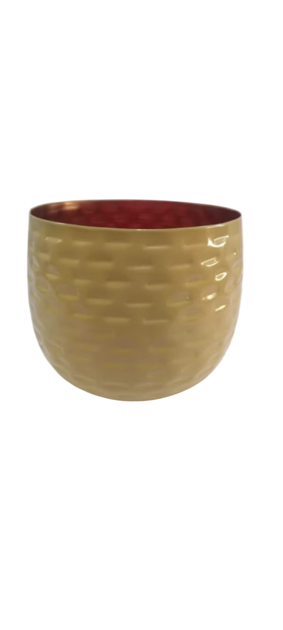 Suporte De Aluminio Para Velas Bege