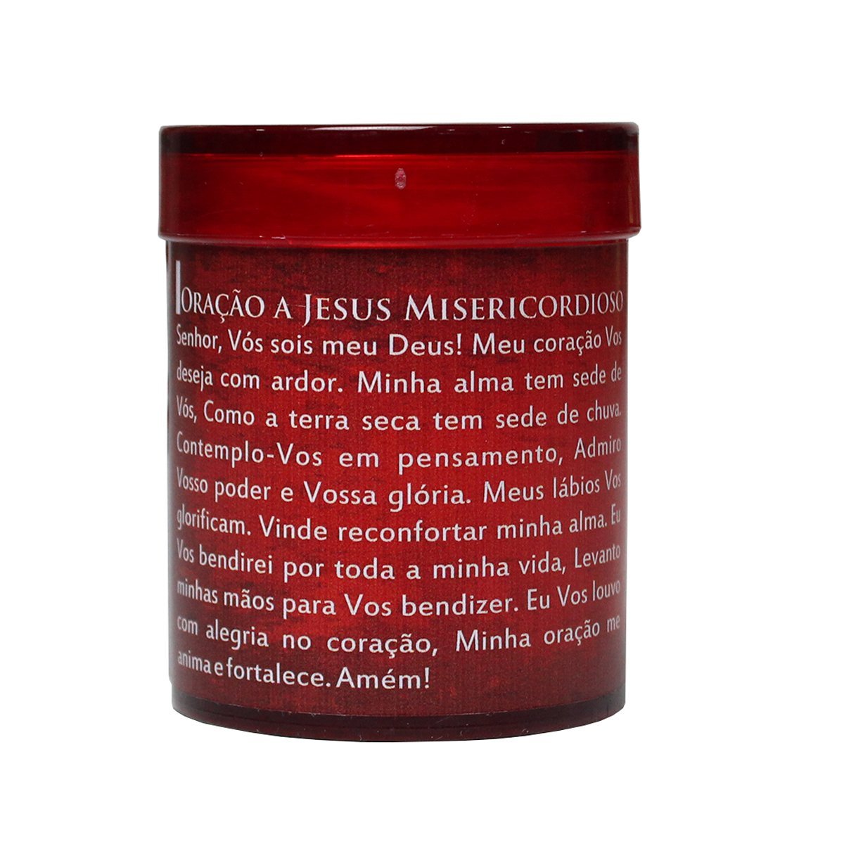 Vela Acrilica Jesus Misericordioso Perfumada - Imagem 3