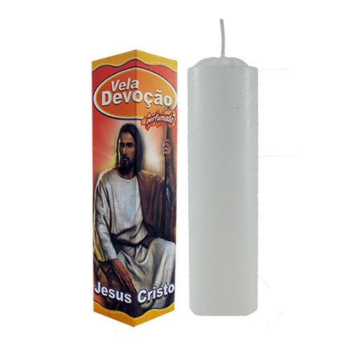 Vela Devoção Jesus Cristo perfumada