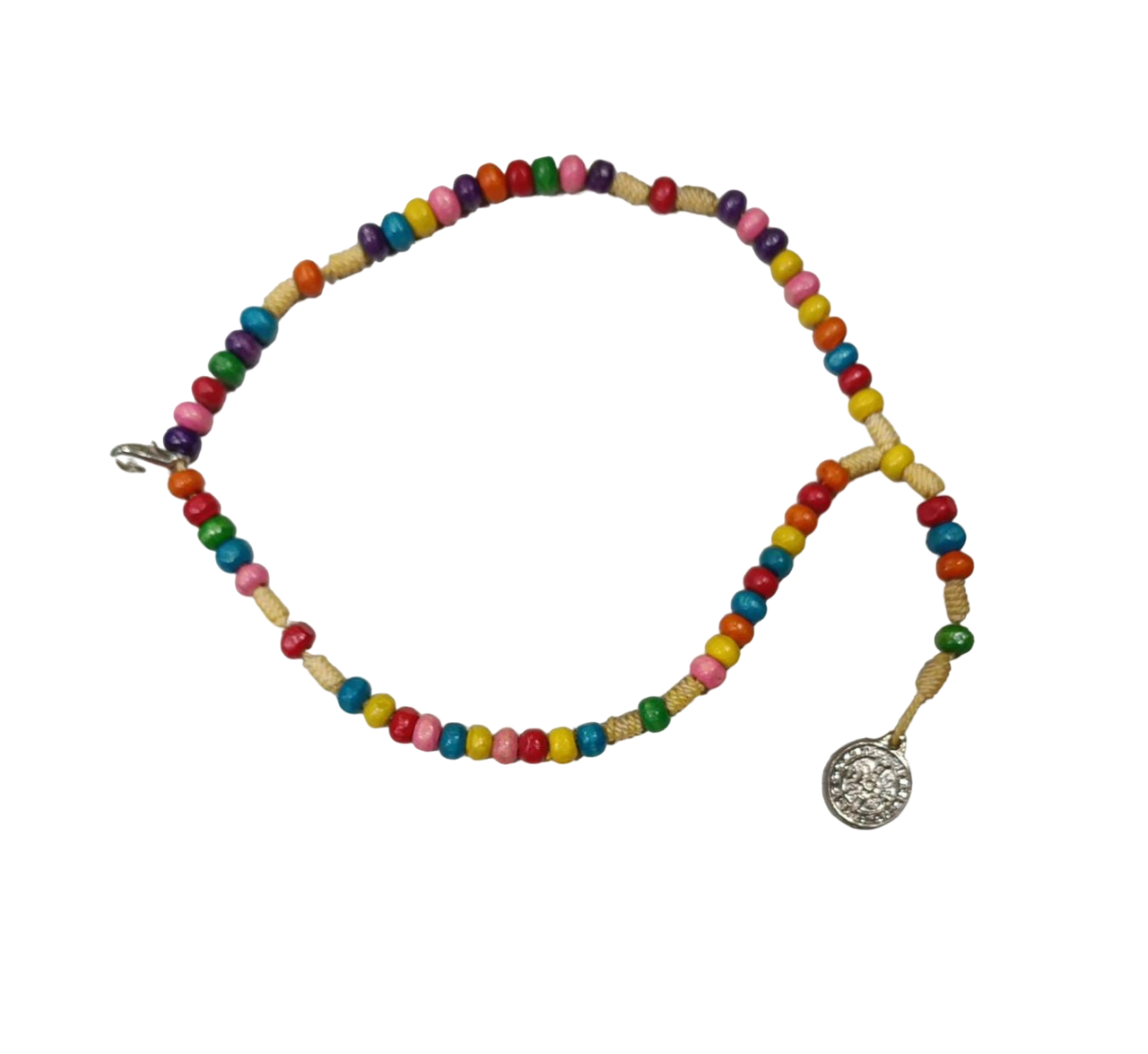 Terço para Pulso Medalha São Bento Colorido