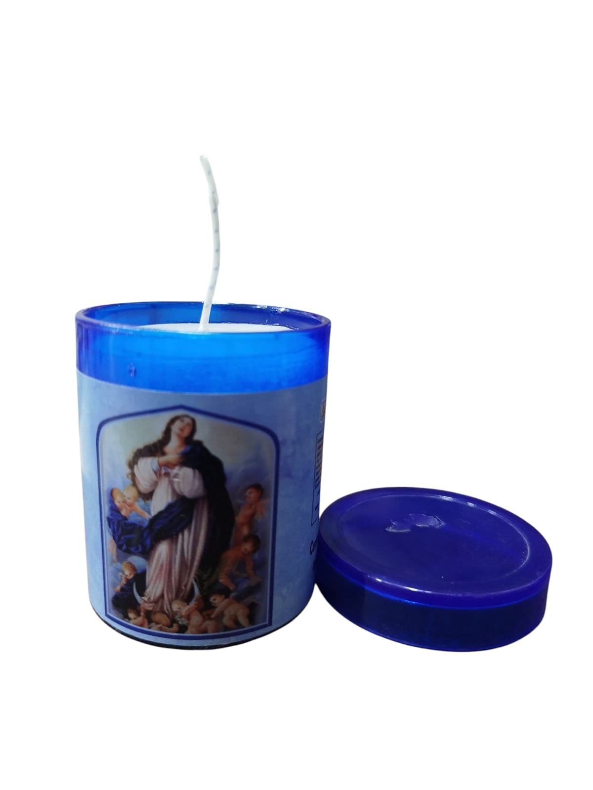 Vela Acrilica Nossa Senhora Imaculada Conceição Perfumada