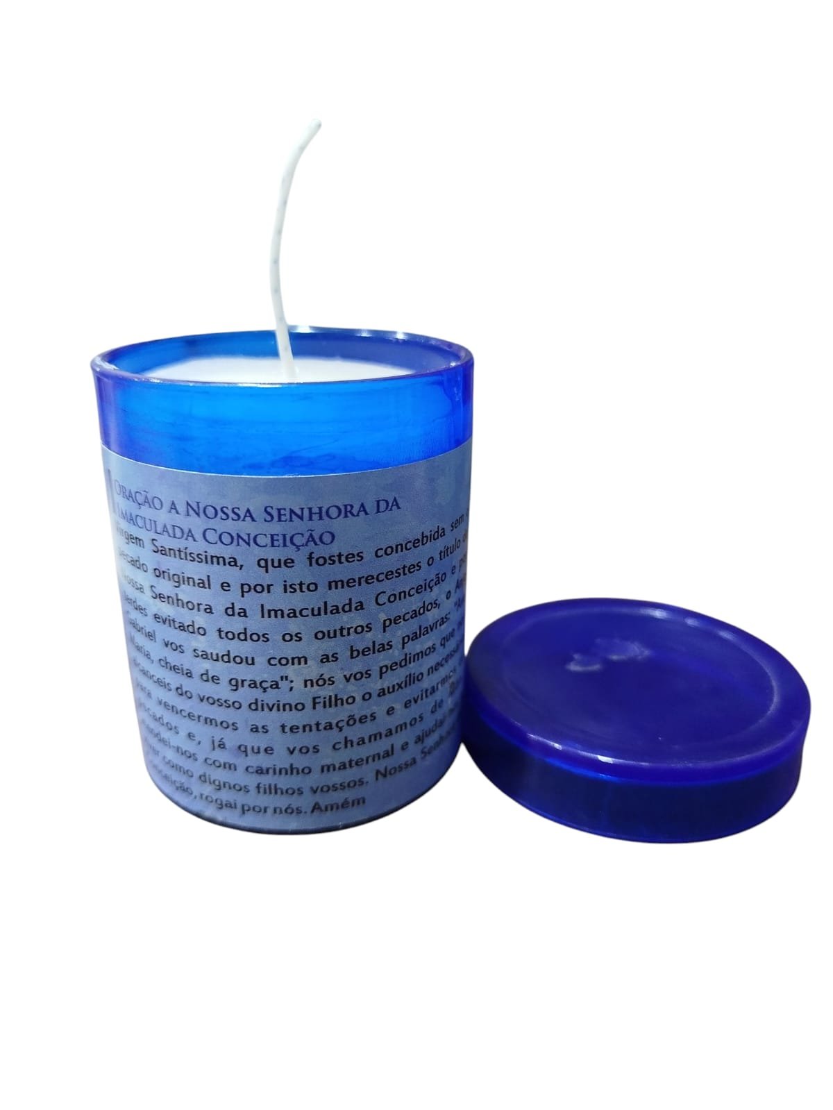 Vela Acrilica Nossa Senhora Imaculada Conceição Perfumada - Imagem 2