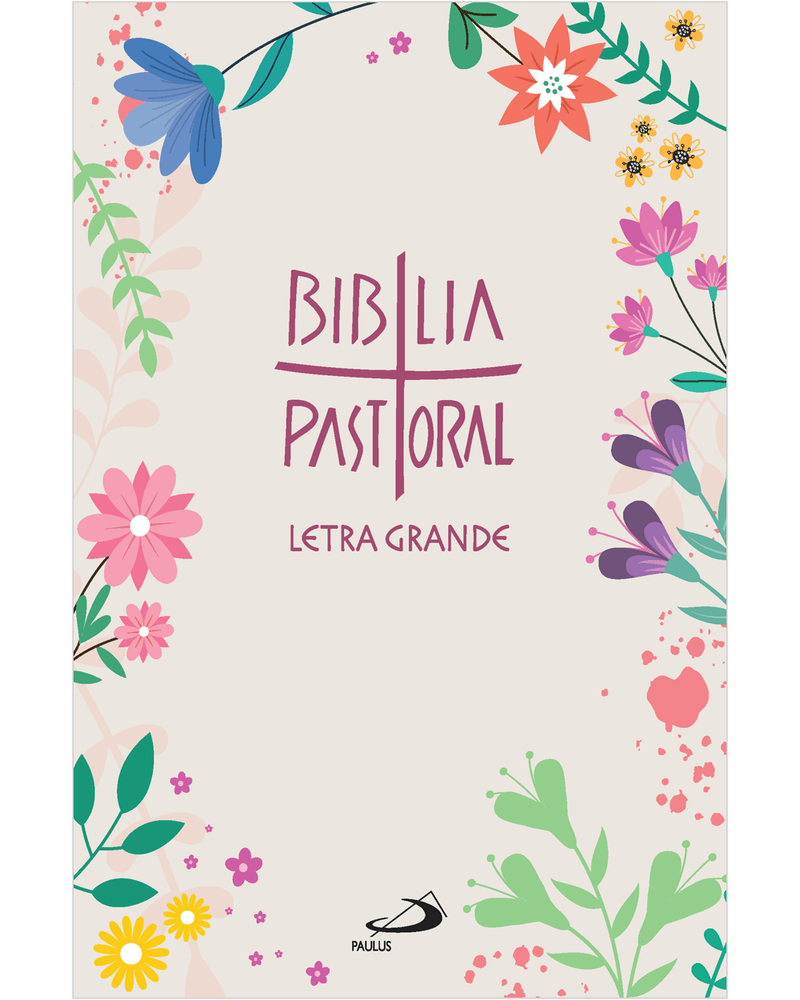 Biblia Pastoral Floral Letra Grande