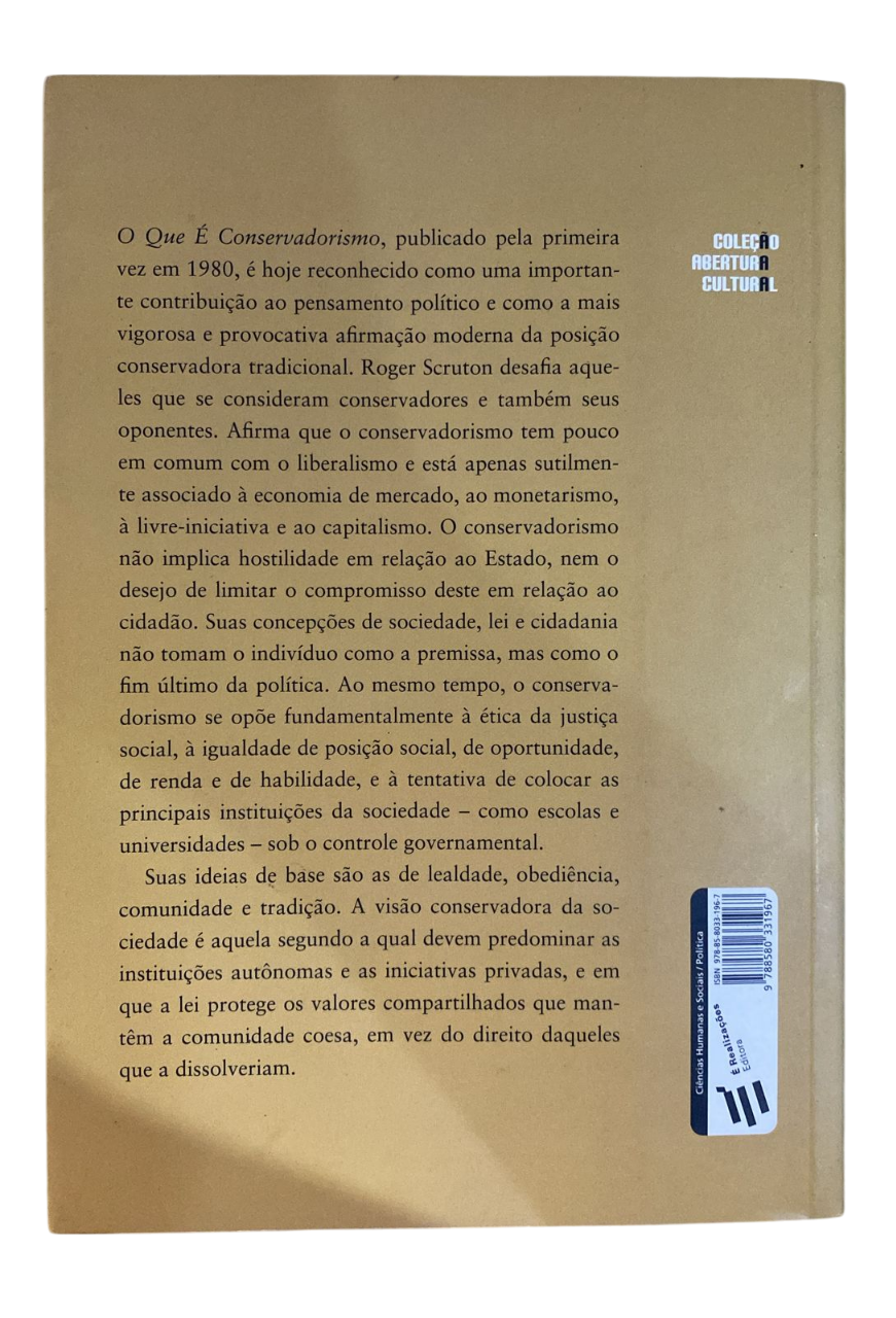 O Que é Conservadorismo Roger Scruton - Imagem 2