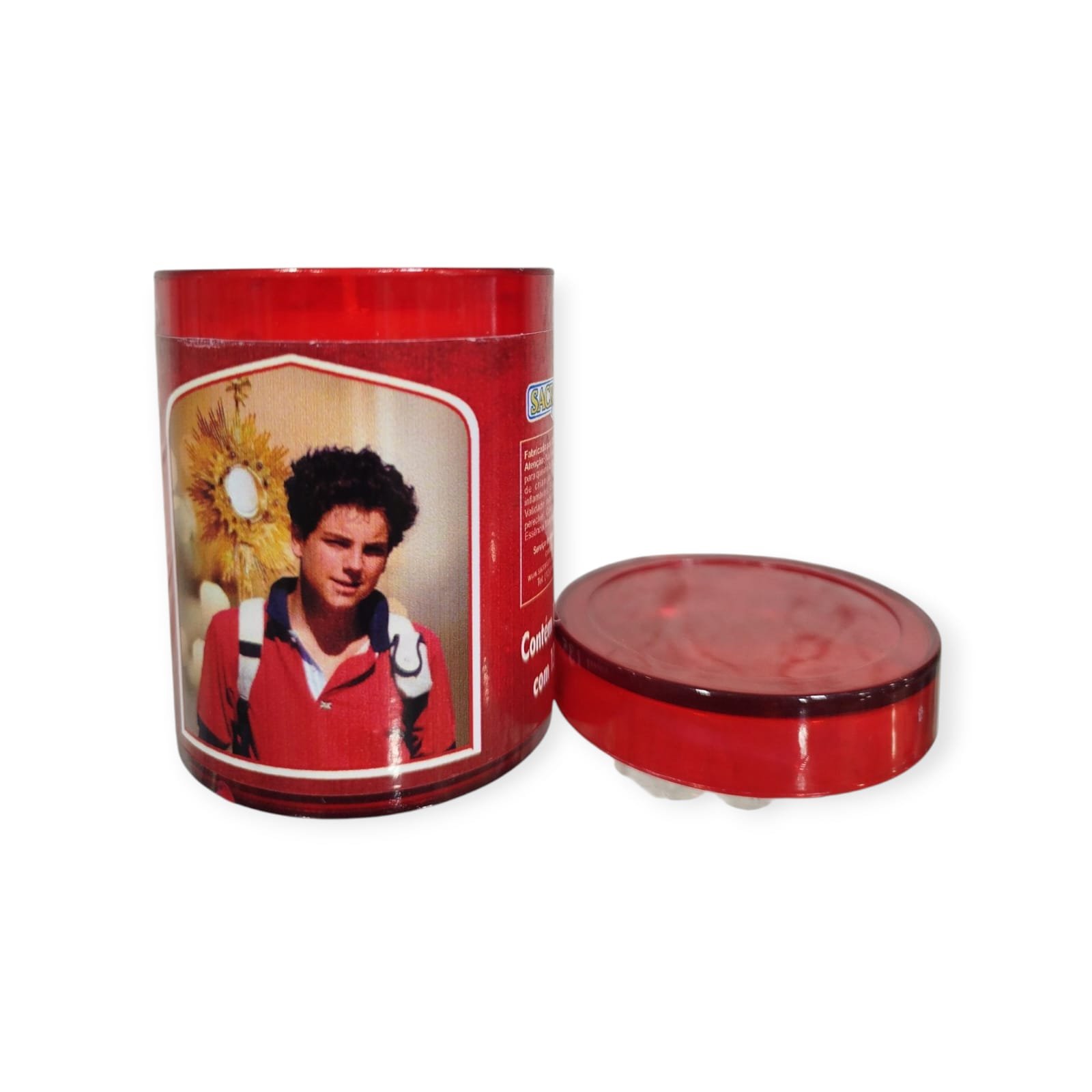 Vela Acrilica São Carlo Acutis Perfumada