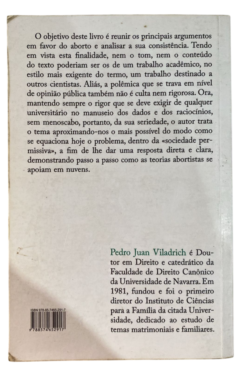 Pocket Aborto e Sociedade Permissiva Pedro Juan Viladrich - Imagem 2