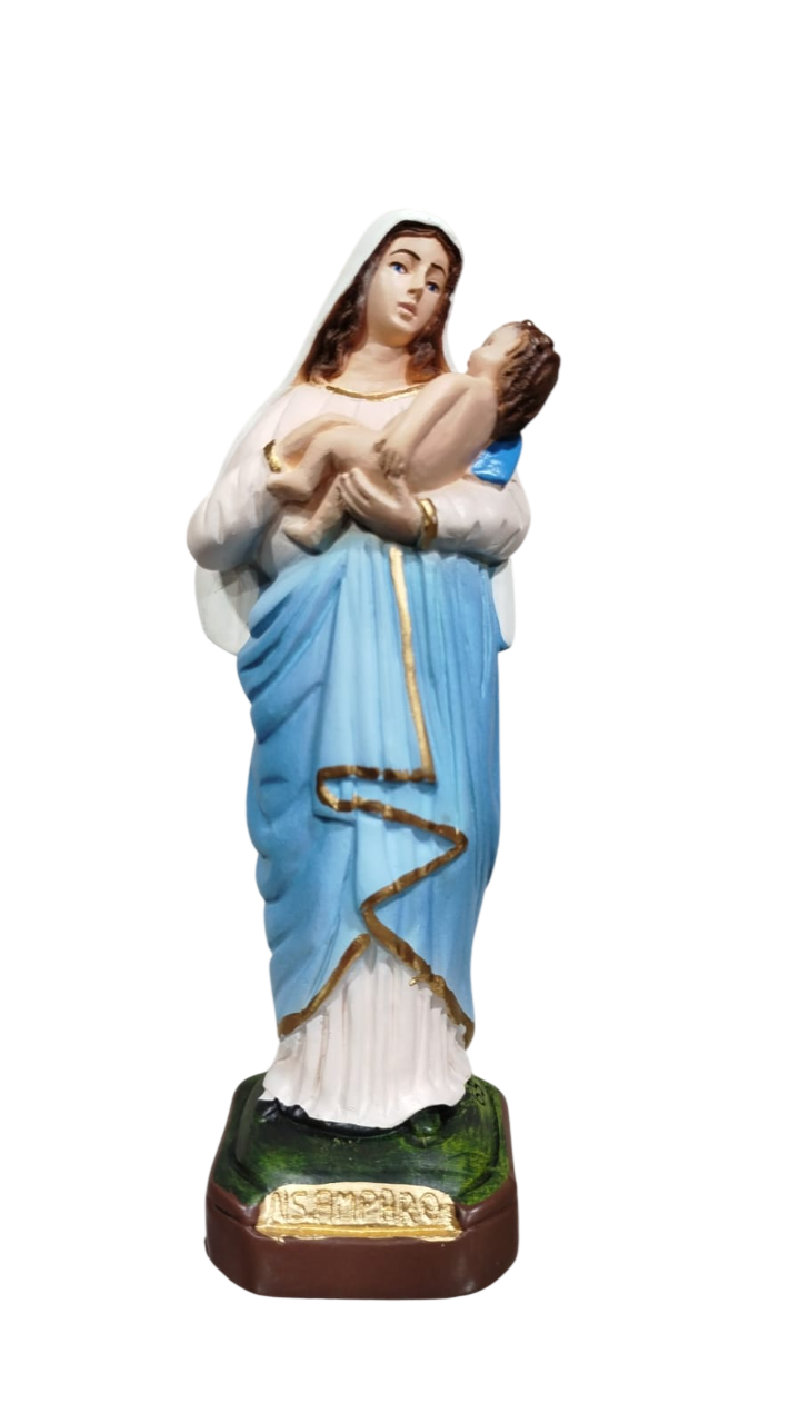 Nossa Senhora do Amparo de 20cm gesso