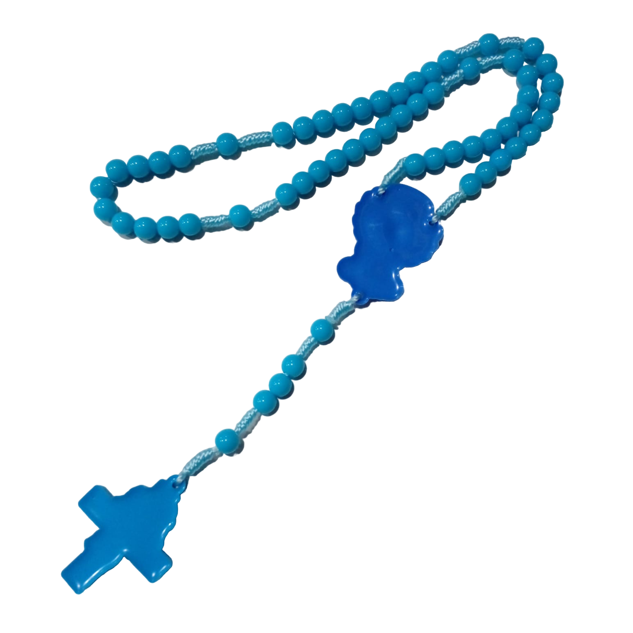 Terço infantil azul anjo - Imagem 2