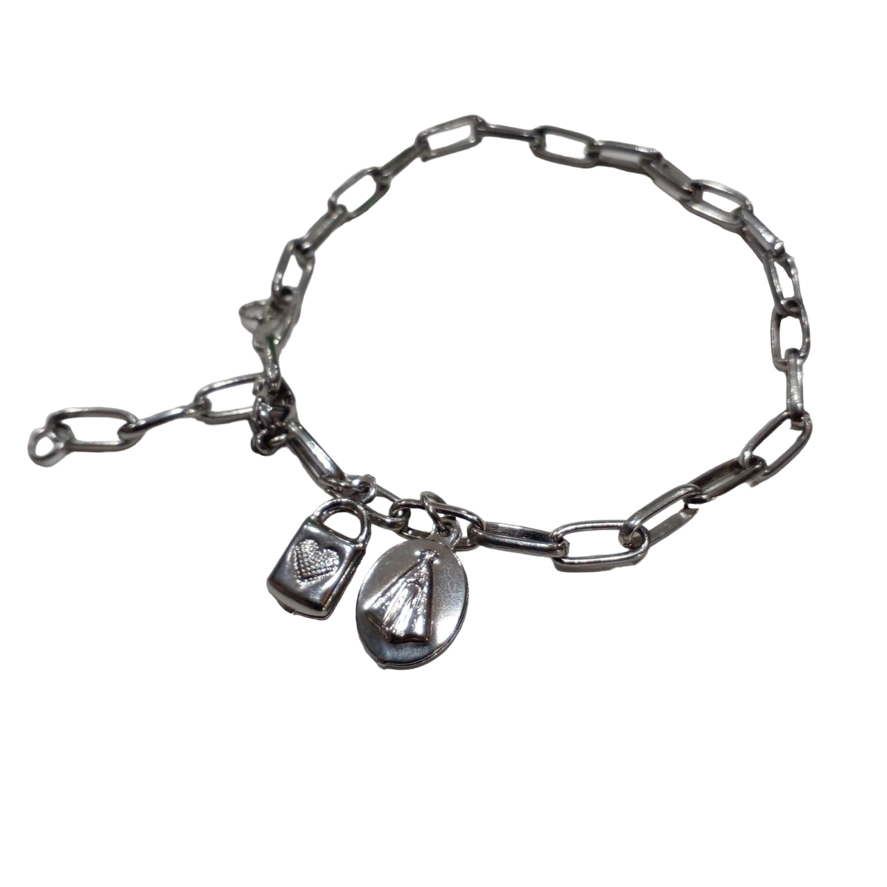 Pulseira de consagração Nossa senhora Aparecida aço inox