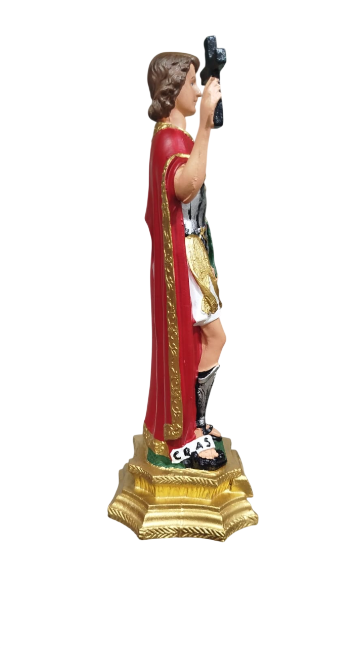 Santo Expedito Inquebrável e Lavável borracha 30cm - Imagem 2