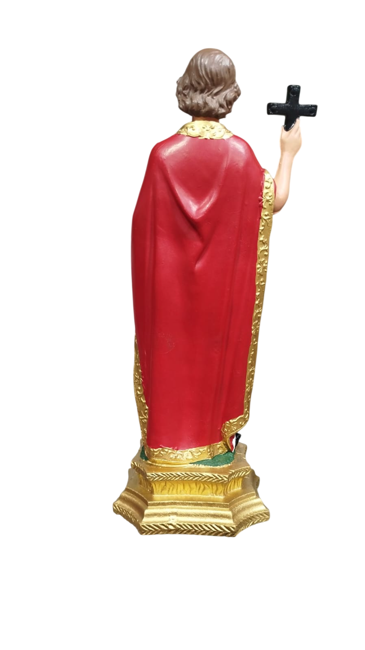 Santo Expedito Inquebrável e Lavável borracha 30cm - Imagem 3