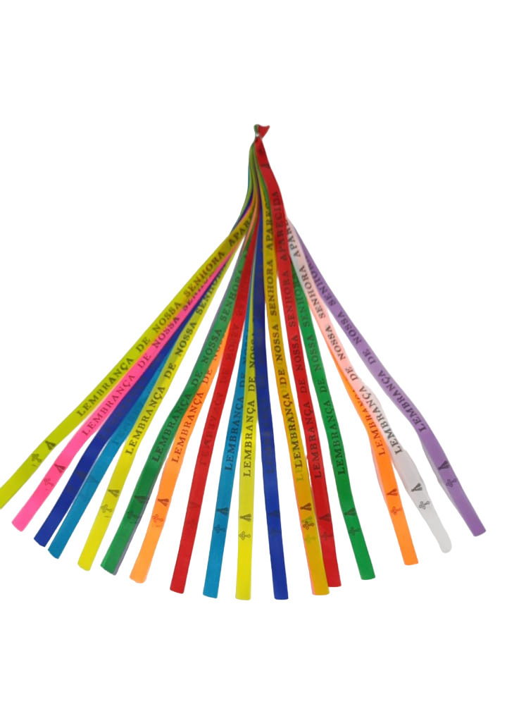 20 fitinhas Nossa Senhora Aparecida cores sortidas