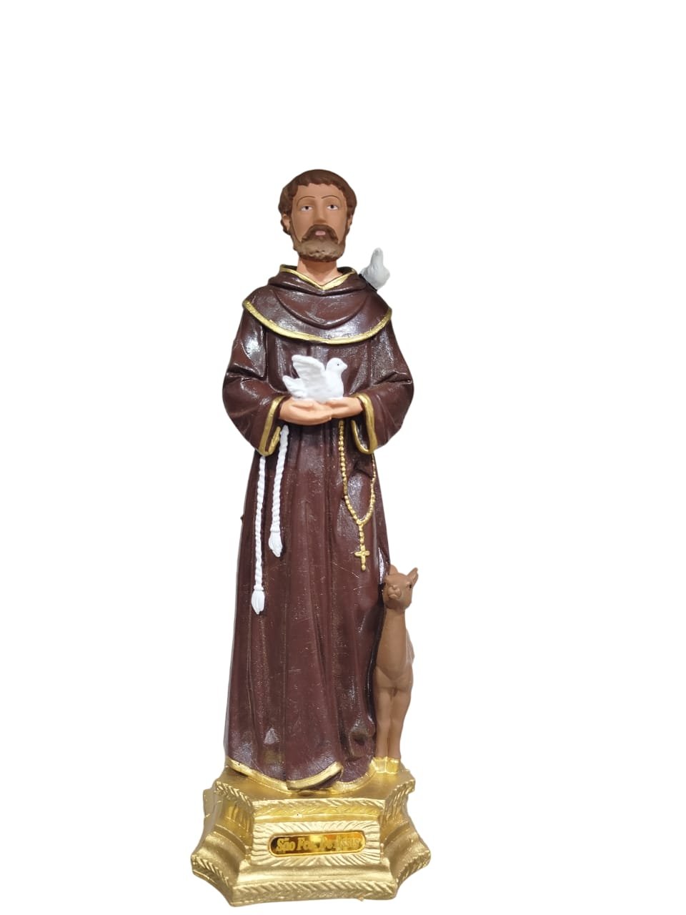 São Francisco Inquebrável e Lavável borracha 30cm