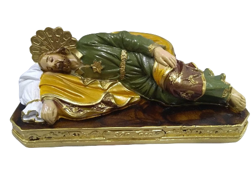 São Jose Dormindo Imagem Gesso 30cm