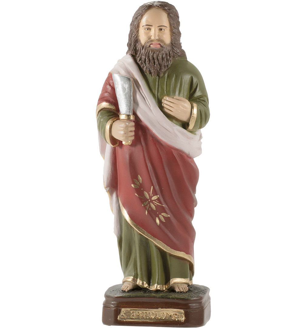 São Bartolomeu 21 cm Gesso