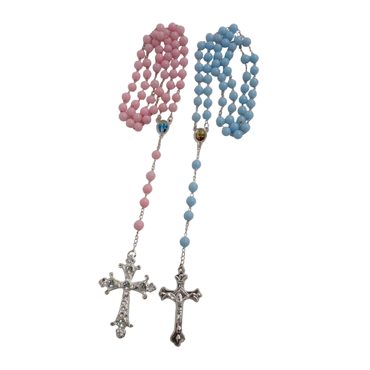 Terço do Casal Azul e Rosa