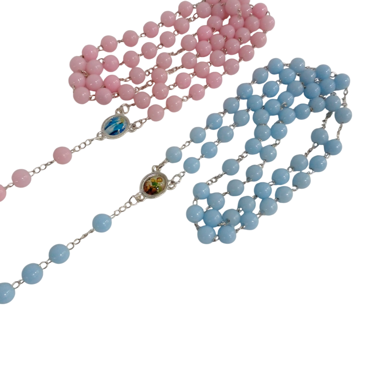 Terço do Casal Azul e Rosa - Imagem 3