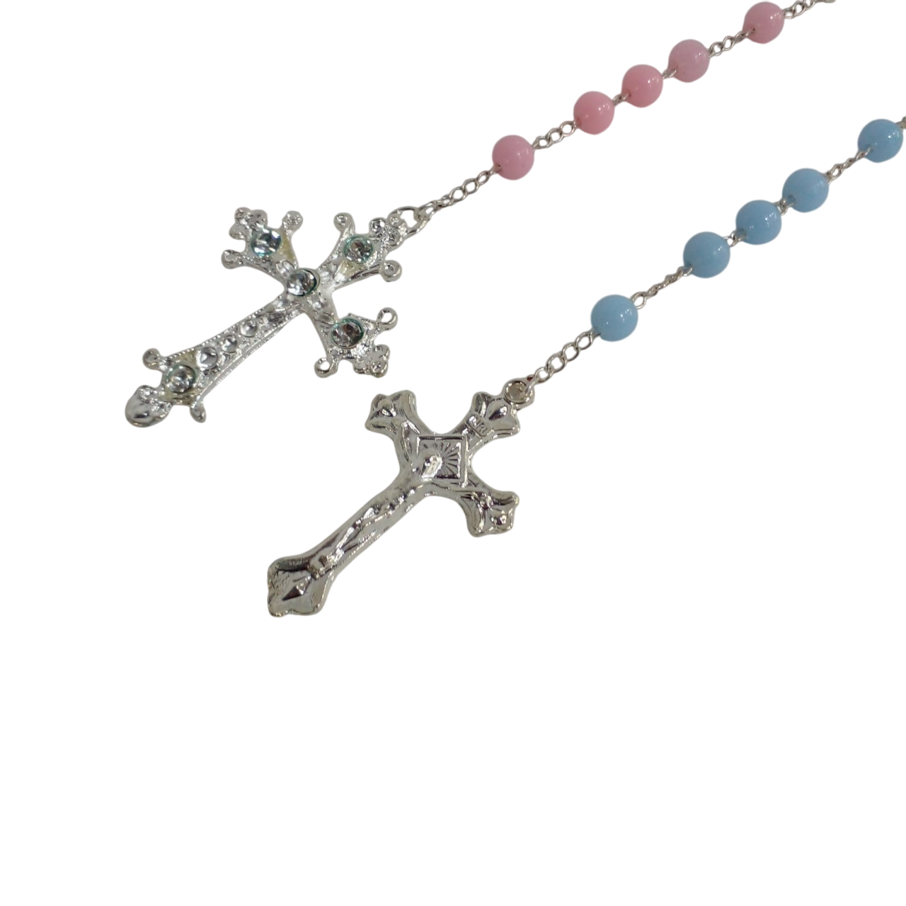 Terço do Casal Azul e Rosa - Imagem 2