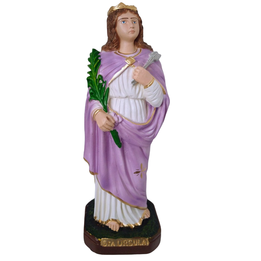 Santa Úrsula 20cm gesso