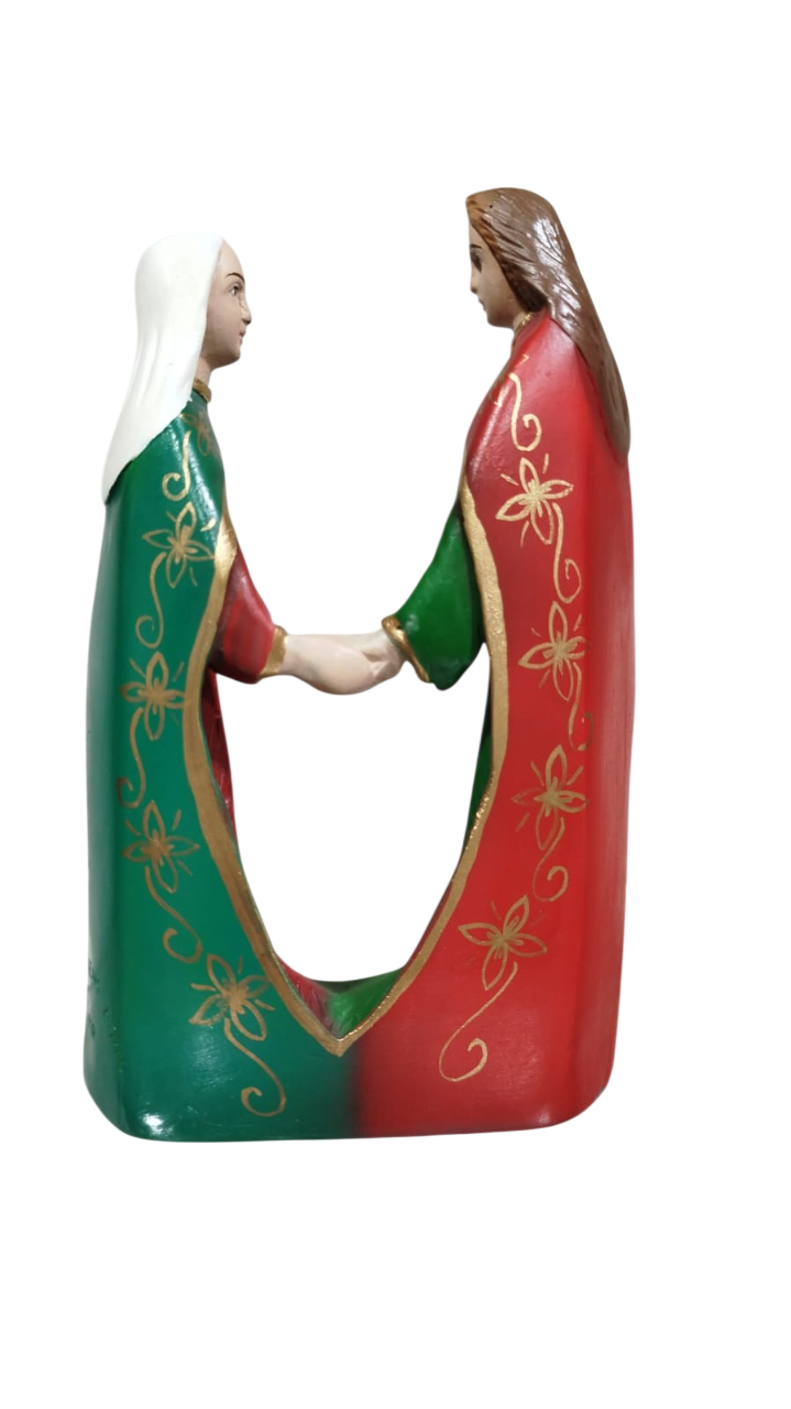 Nossa Senhora da Visitação 20cm Gesso