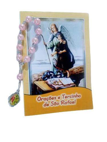 Folheto E Tercinho Orações De São Rafael rosa