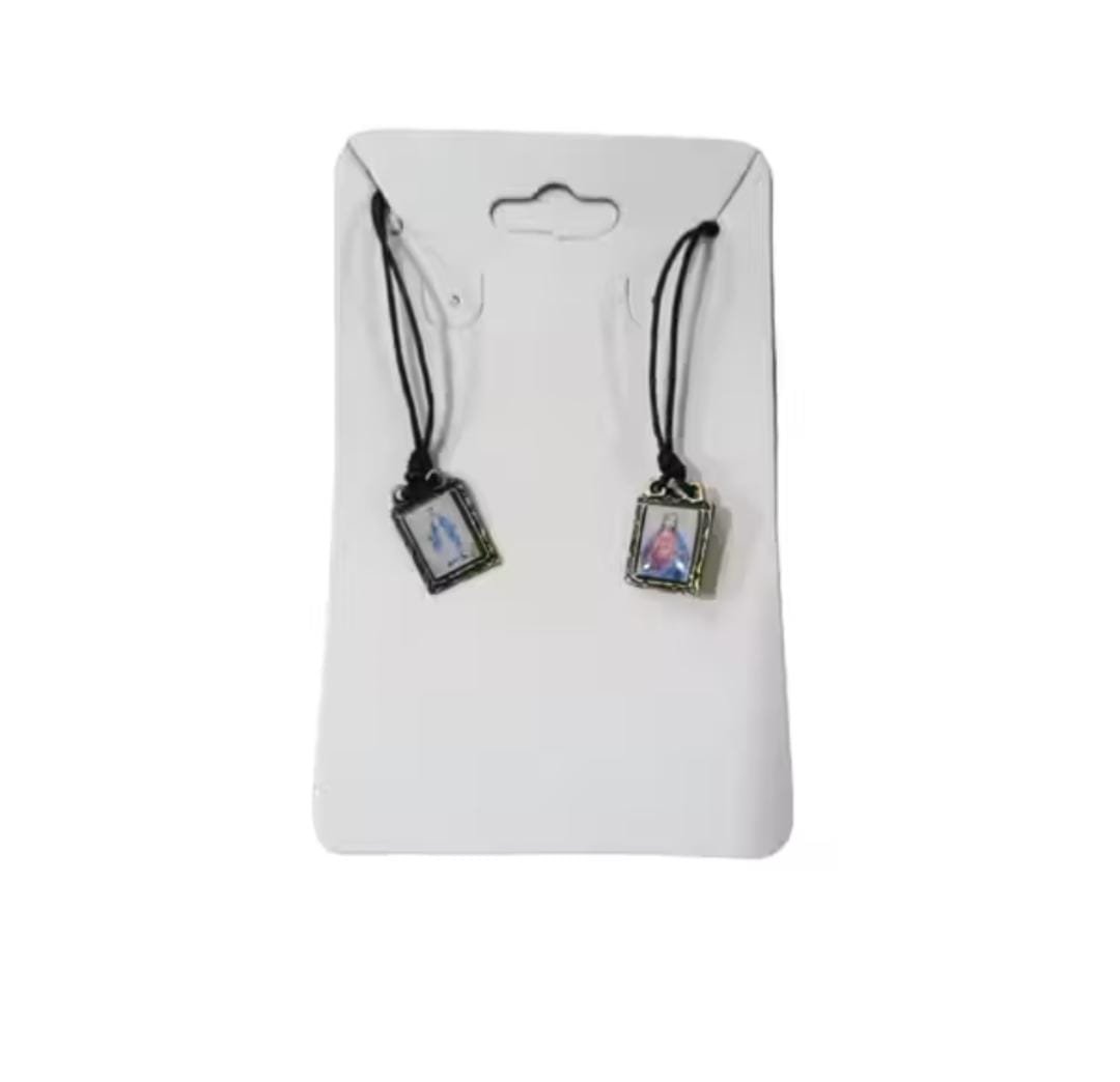 Escapulário NS das Graças Cordão Encerado 35cm - Imagem 2