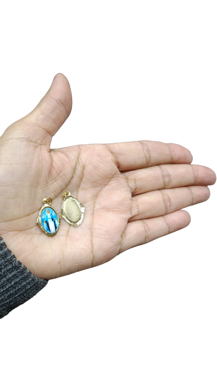 Medalha Chapa Resinada de Nossa Senhora Das Graças 25undades