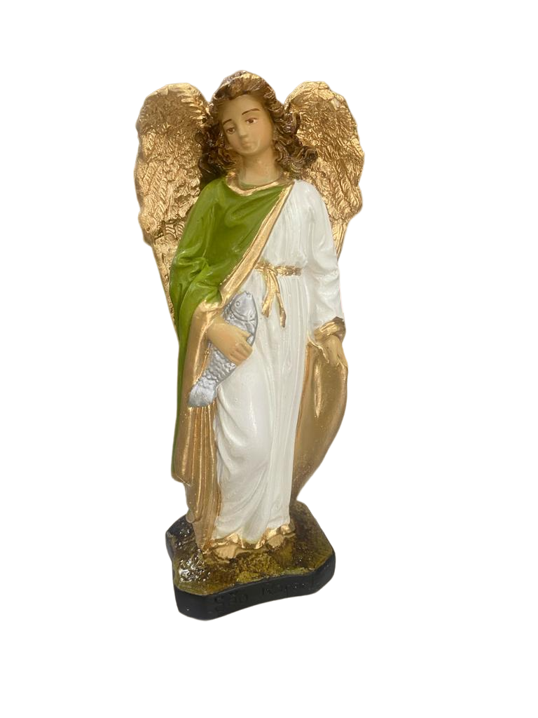 São Rafael Imagem Gesso 20cm