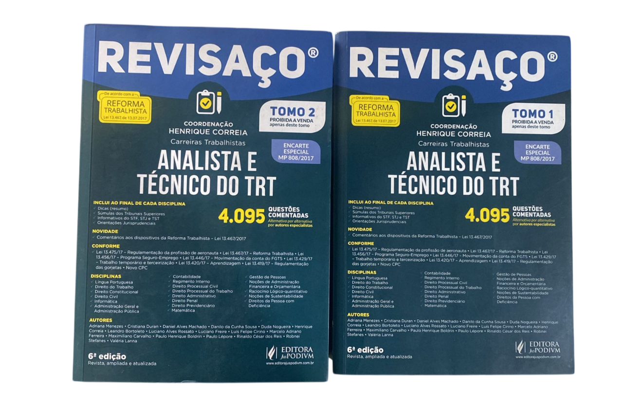 Analista e Técnico do TRT 4.095 Questões Comentadas Henrique Correia