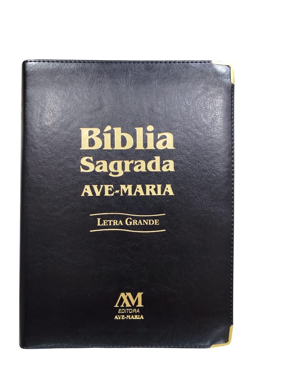 Bíblia letra grande - preta Ave-Maria - Imagem 2