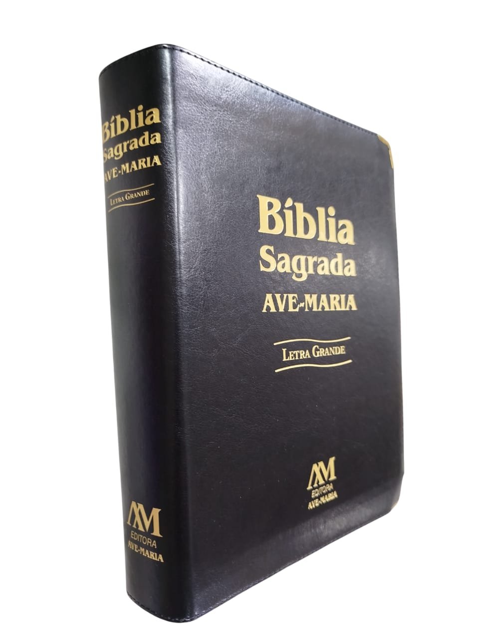 Bíblia letra grande - preta Ave-Maria