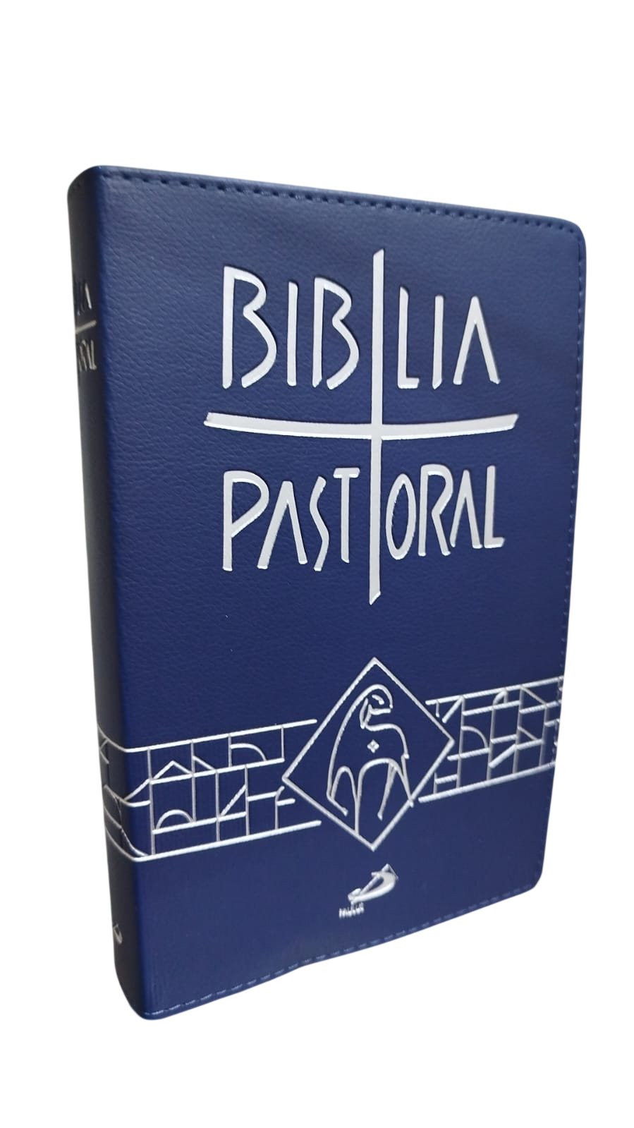 Biblia Pastoral Media encardenada azul