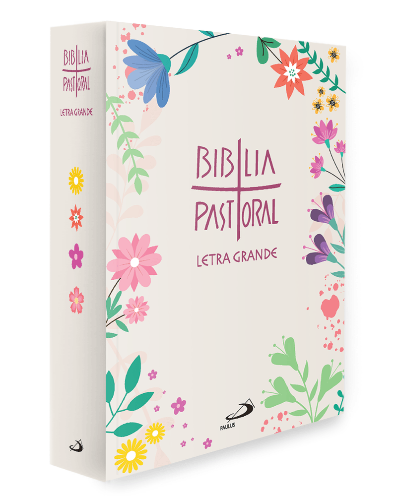 Biblia Pastoral Floral Letra Grande - Imagem 3