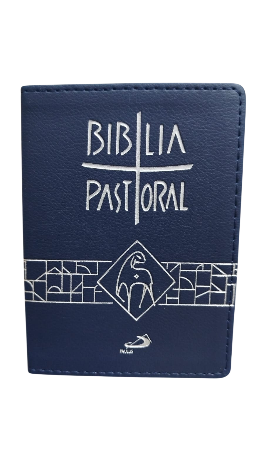 Biblia Pastoral Capa Azul Bolso encardenada - Imagem 4