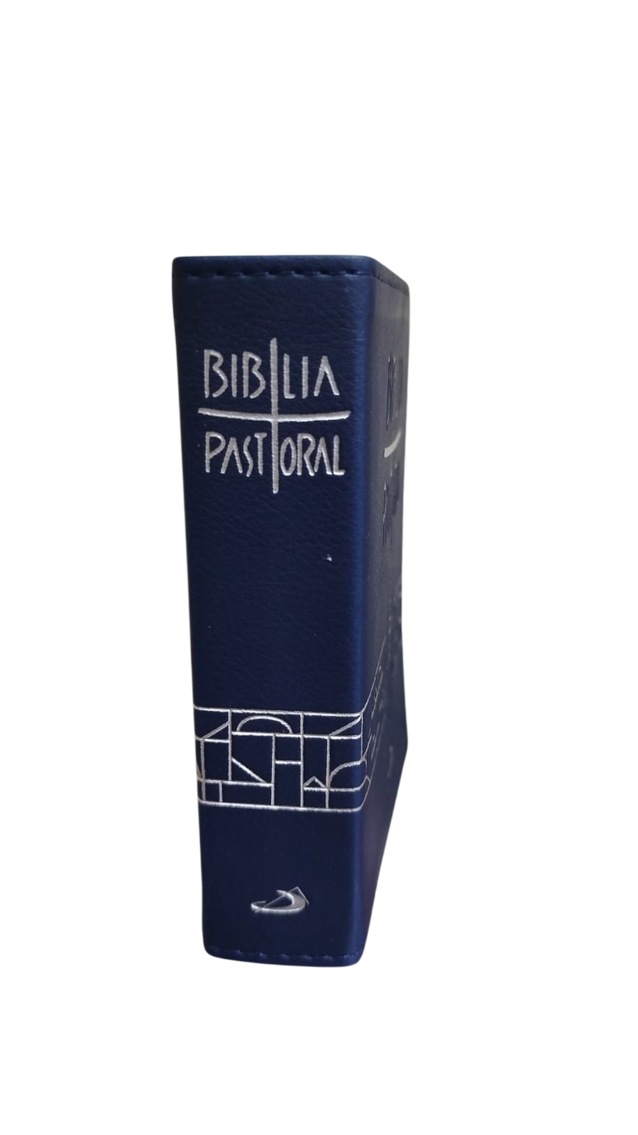Biblia Pastoral Capa Azul Bolso encardenada - Imagem 3