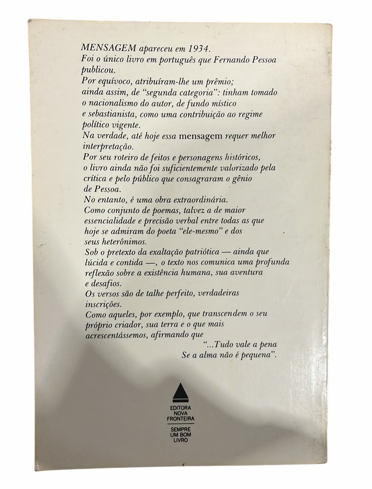 Mensagem à Memória do Presidente Rei Sidónia Pais Quinto Império Cancioneiro Fernando Pessoa - Imagem 2