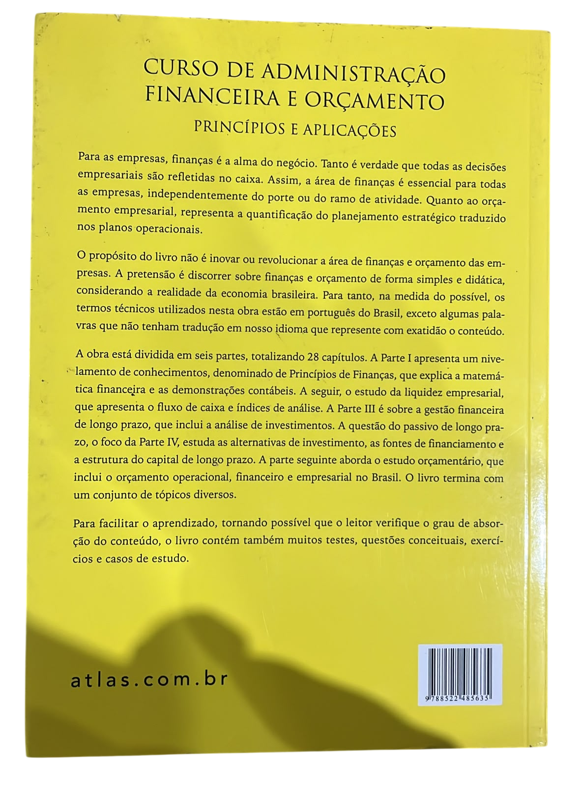 Curso de Administracao Financeira e Orçamento Principios e Aplicaçoes Acilon Batista de Souza - Imagem 3