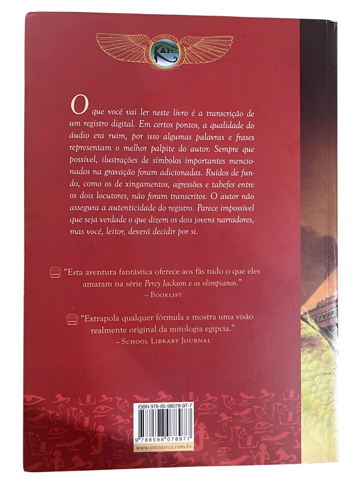 A Pirâmide Vermelha Rick Riordan As Crônicas De Kane 1 - Imagem 3